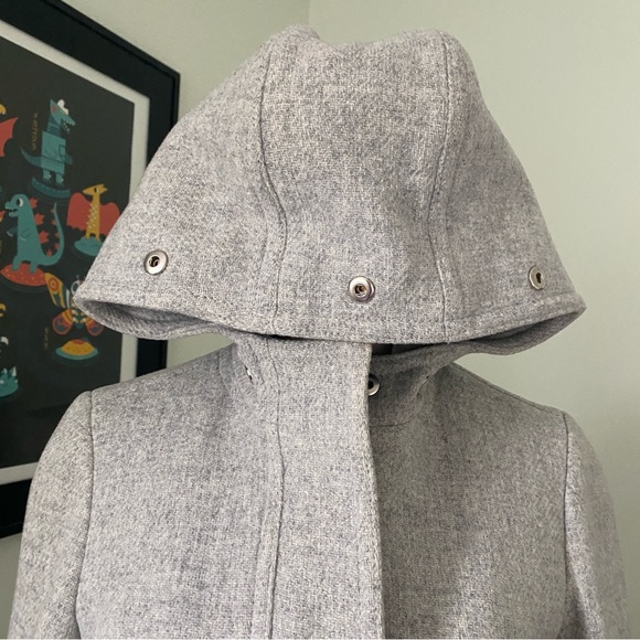 J.Crew Chateau Parka in Italian Stadium-Cloth Wool in Heather Dusk 00 - Picture 9 of 12